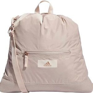Adidas Women's Backpack - Squad Convertible & Crossbody Taupe/Beige - NIB